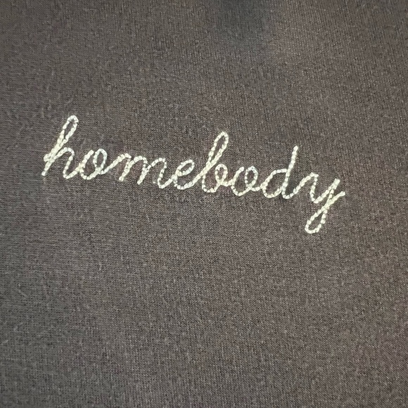 MAGNOLIA WOMENS GRAY LIGHTWEIGHT HOMEBODY PULLOVER HOODIE OVERSIZED SMALL - Picture 11 of 11